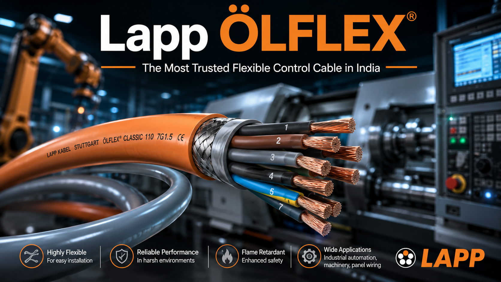 Lapp ÖLFLEX Cable: The Most Trusted Flexible Control Cable in India 2026