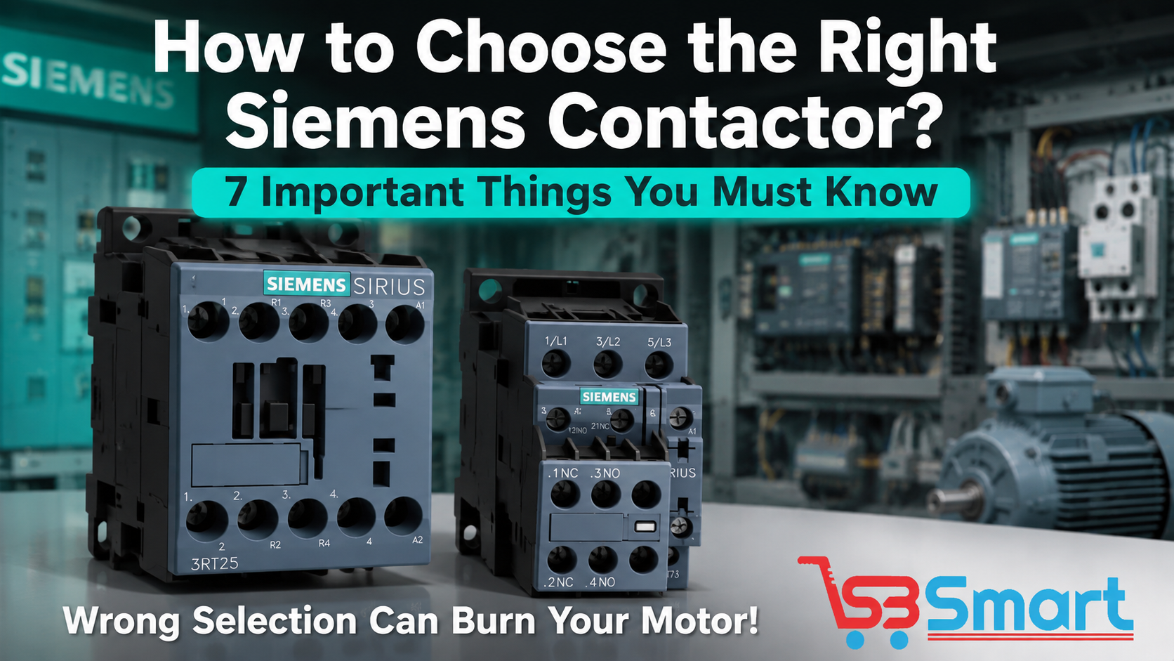 How to Choose the Right Siemens Contactor? 7 Important Things You Must Know (Otherwise Your Motor Can Burn!)