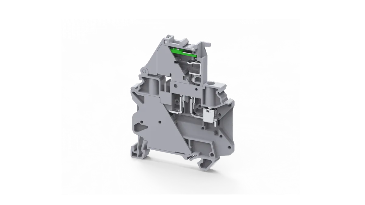 4mm2 Ø5X20mm FUSE 6mm WIDE TERMNAL BLOCK - CYF4