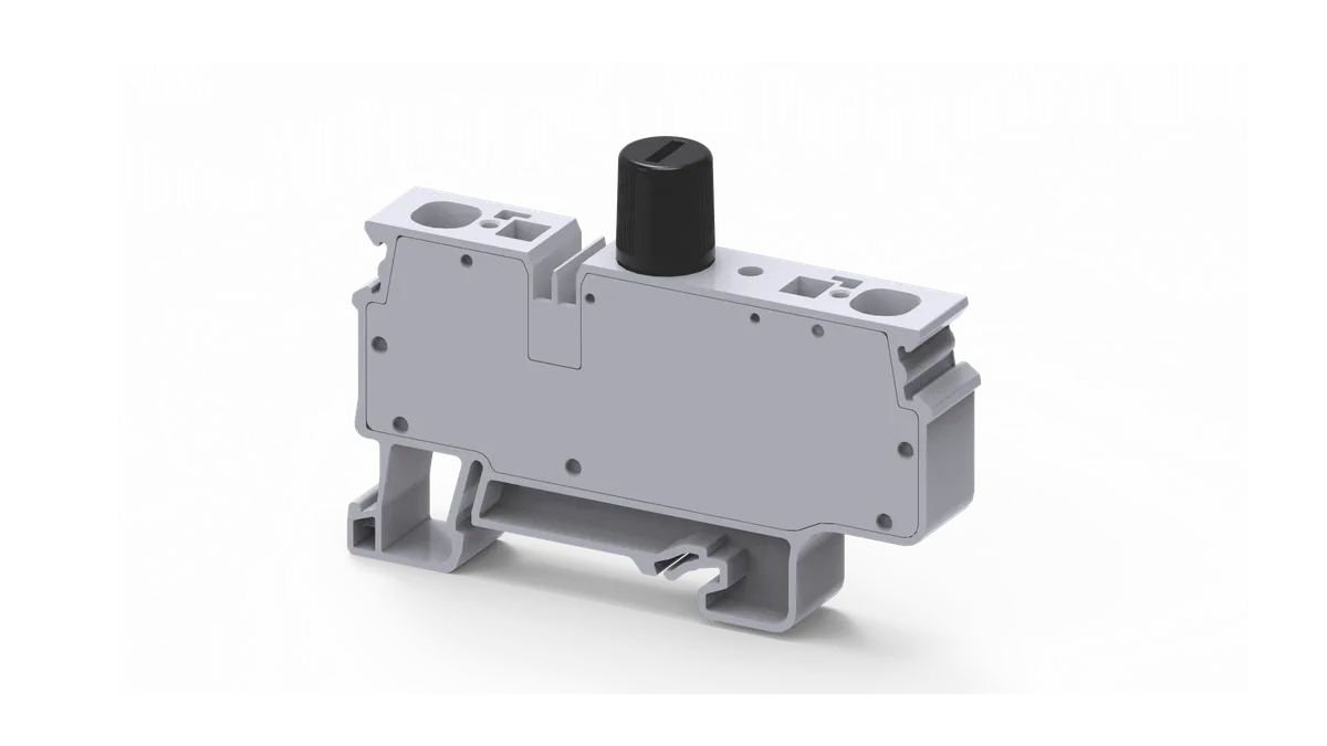 6mm2 Ø6.3X32mm VERTICAL FUSE SP CLMP TB - CXVFC