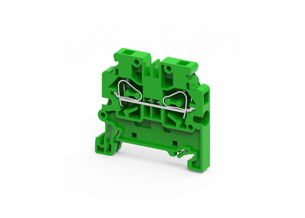 2.5mm2 FD THRU SIDE ENTRY SP CL GREEN - CXS2.5GN