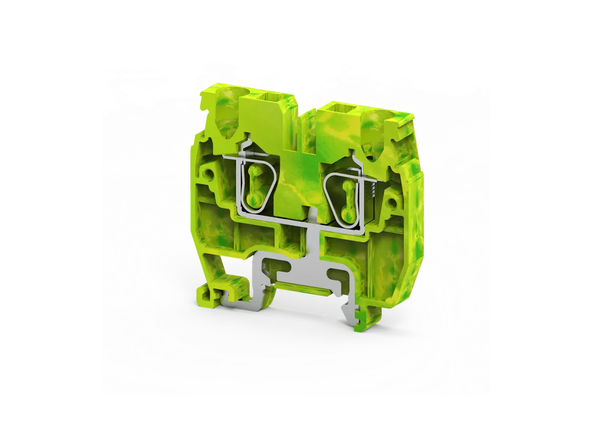 2.5mm2 SP CL GROUND TB FR DIN15 RAIL - CXMG2.5