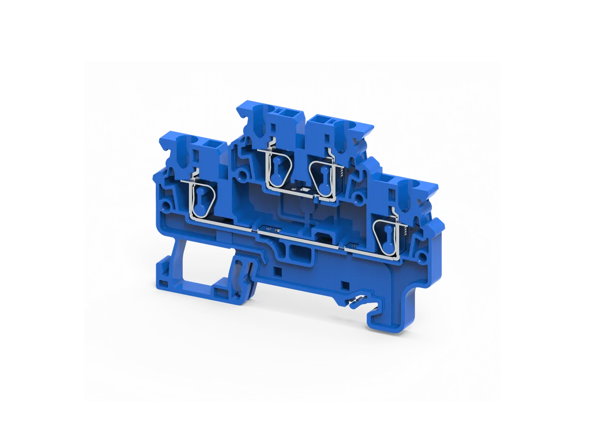 2.5 mm2 2 LVL SPRNG CL TERMINAL BLUE - CXDL2.5BU