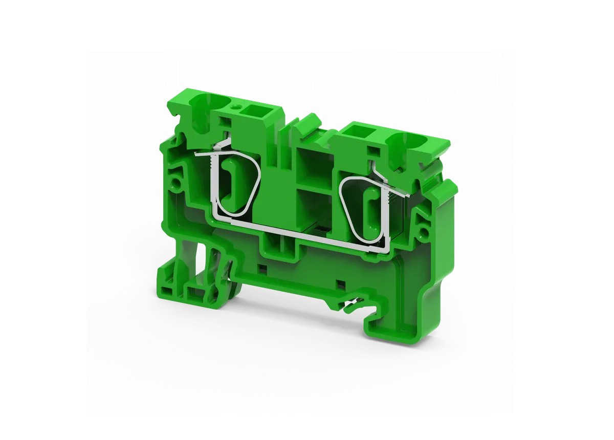 CX2.5GN 2.5 mm2 FEED THRU SP CL TERMINAL GRN EA - CX2.5GN