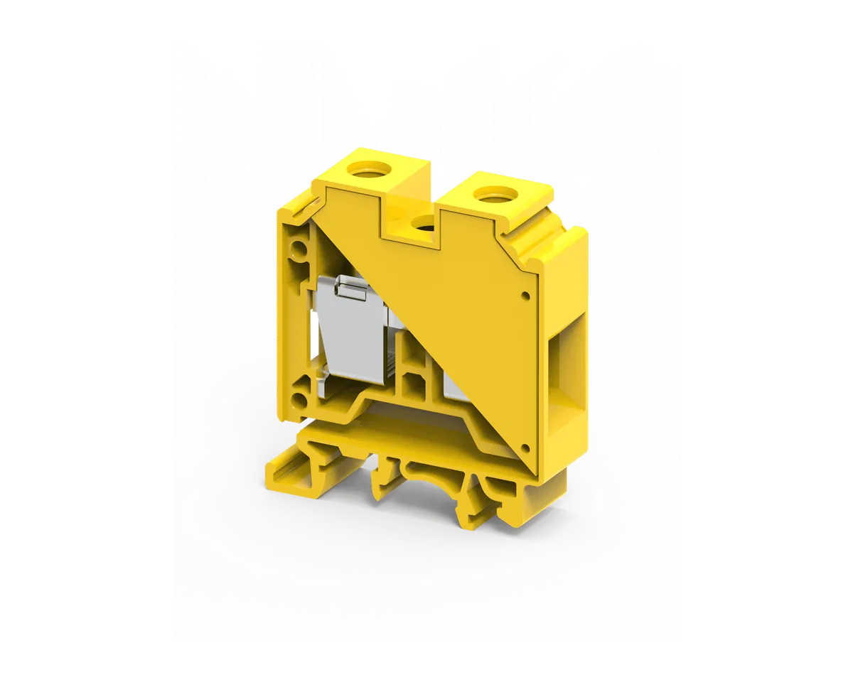 35 mm2 FEED THRU SCREW CLAMP TB YELLOW -CTS35UNY