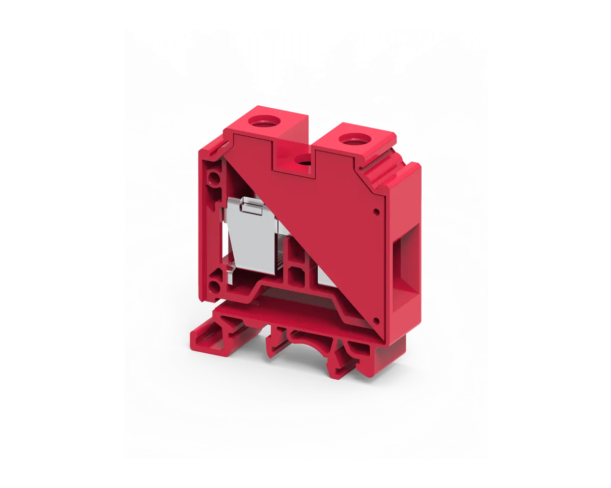 35 mm2 FEED THRU ALLEN SCREW CLAMP TB RED -CTS35UNAR