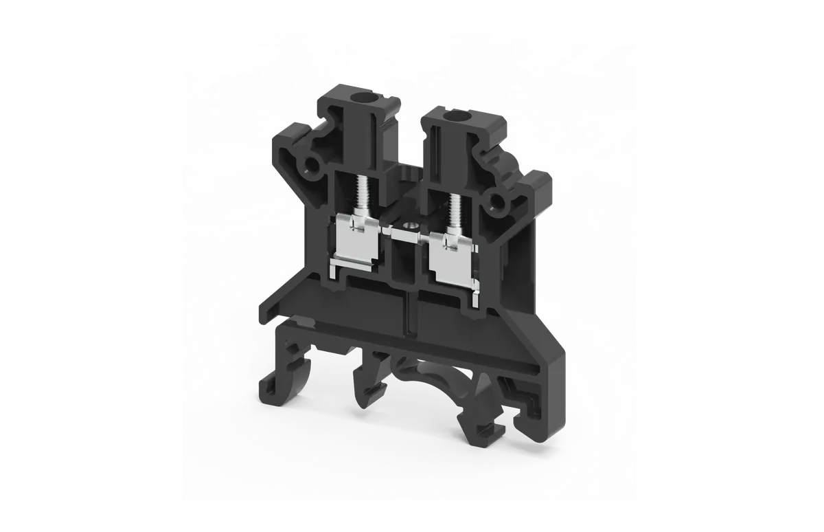 10 mm2 FEED THRU SCREW CLAMP TB BLACK – CTS10UBK