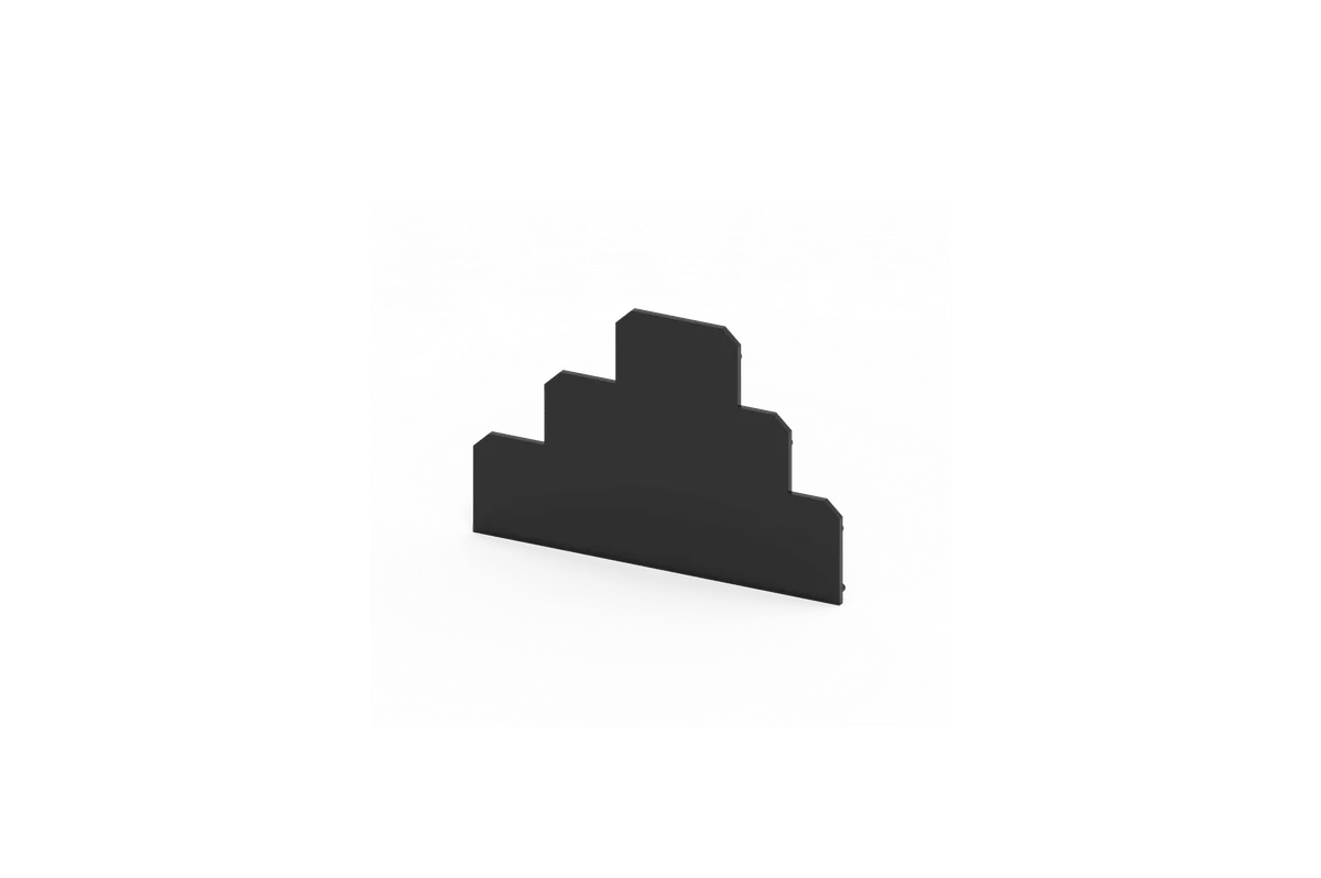 2.5 mm2 3 LEVEL SCREW CLAMP TB BLACK – CTL2.5UBK