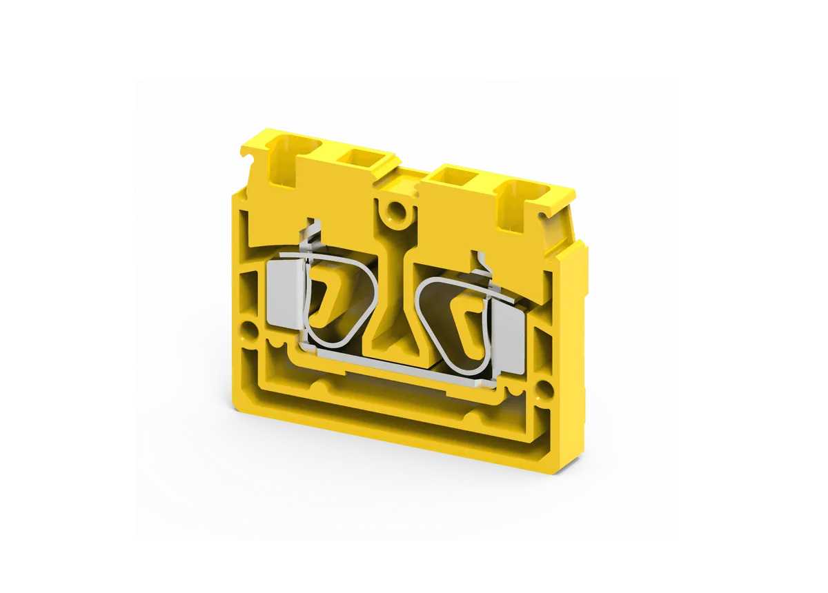 2.5 mm2 PANEL MOUNT SP CL 2 WIRE TB YELLOW – CSCP2.5TY