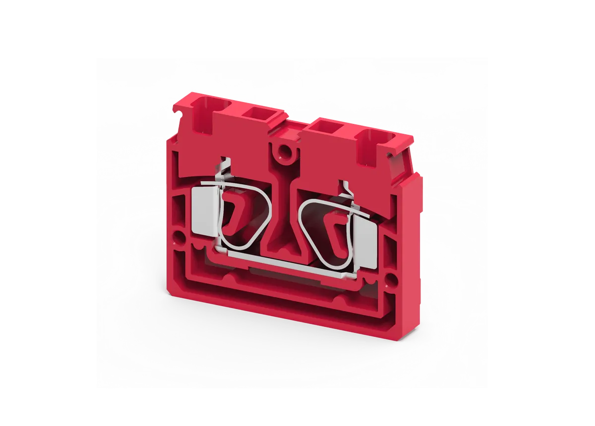 2.5 mm2 PANEL MOUNT SP CL 2 WIRE TB RED – CSCP2.5TR