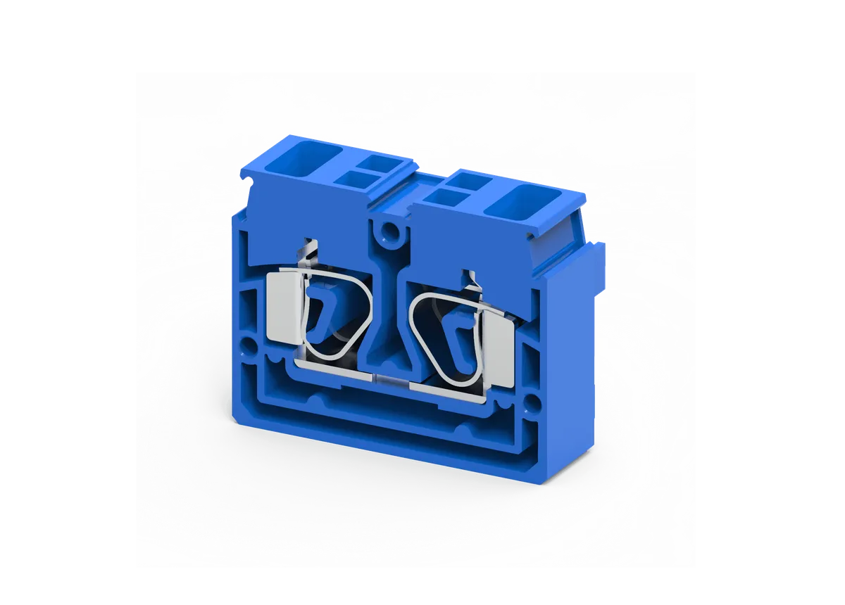 2.5 mm2 PANEL MOUNT SP CL 4 WIRE TB BLUE – CSCP2.5T2BU