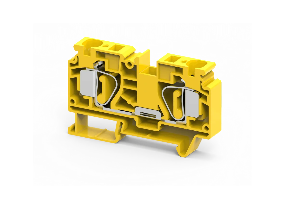 16 mm2 FEED THRU SPRING CLAMP TB YELLOW – CSC16TY