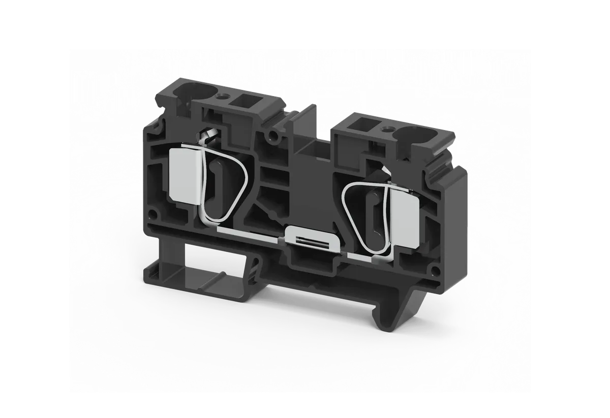 16 mm2 FEED THRU SPRING CLAMP TB BLACK – CSC16TBK
