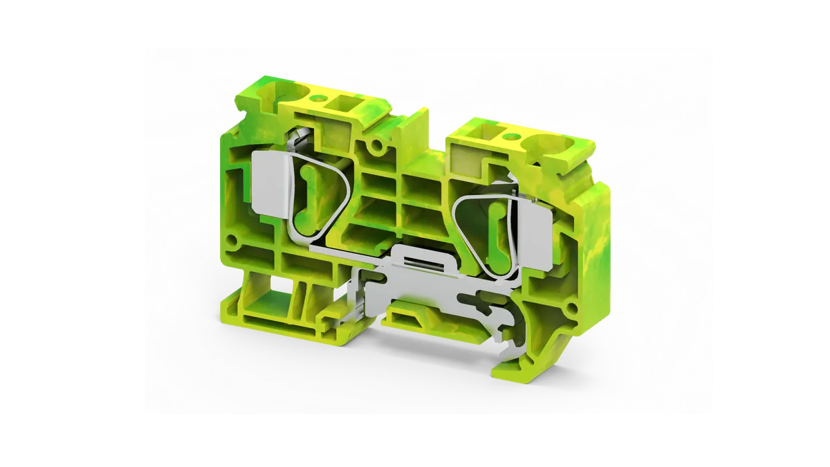 Push In Ground Terminal Block, 10mm² – CPG6/10