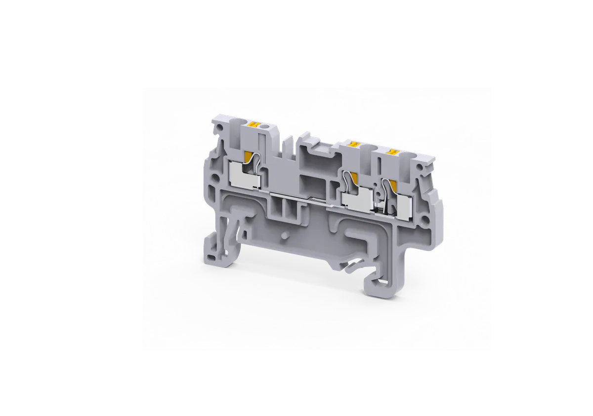 Feed Through 3 Wire Push In Terminal Block, 1.5mm² – CP1.5/3