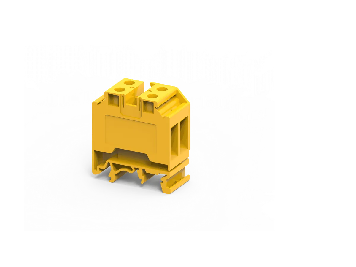 Distribution Block, 4 x 10mm², Yellow – CMDB10/2Y