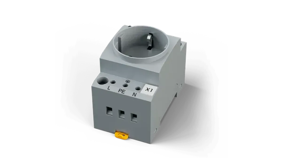 Schuko DIN Rail Mounting Socket – CDSSH