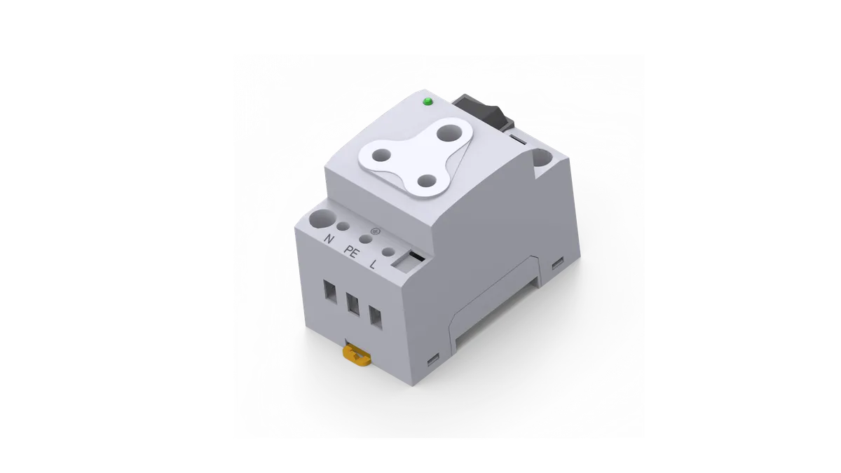 DIN Rail Mountable 2-Pole Switch – CDINSW2