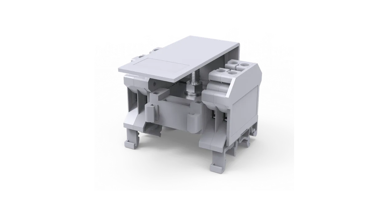  Yellow 1×16mm² Input, 8×4mm² Output Distribution Block – CDB4/2Y