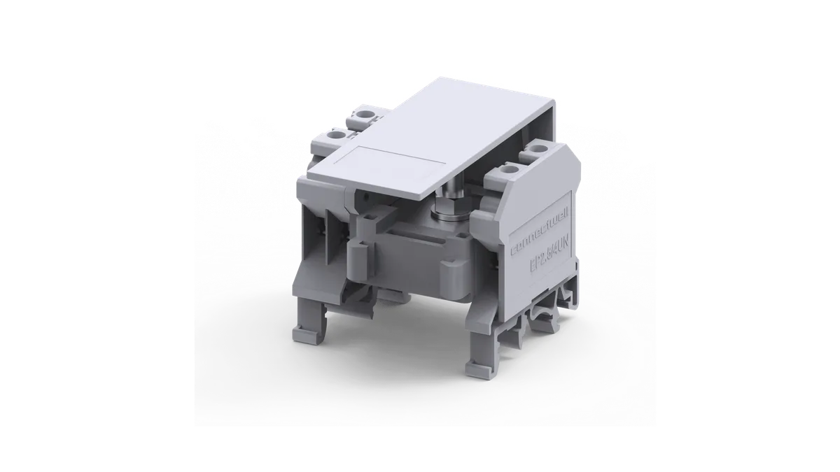 1×16mm² Input, 6×4mm² Output Side Entry Distribution Block – CDB4/2(1)