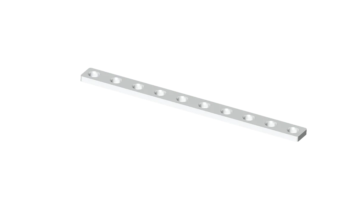10-Pole Permanent Shorting Link for 6mm Wide Terminal Block – CA733/10