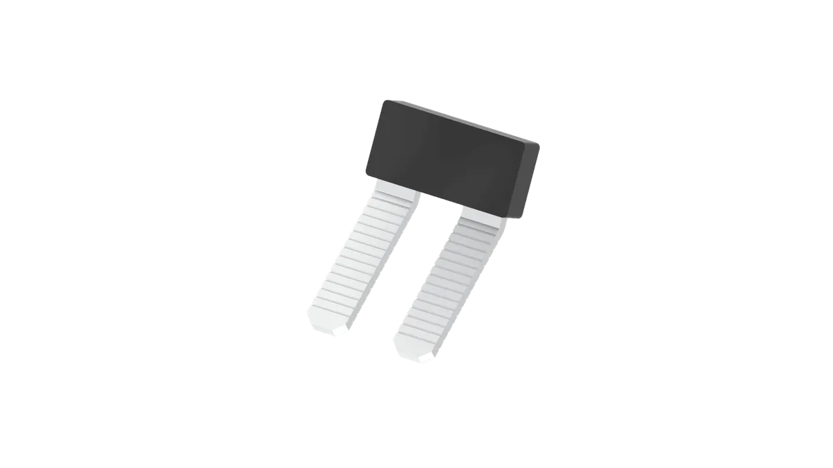 2-Pole Insulated External Shorting Link for 5mm Wide Terminal Block – CA717/2