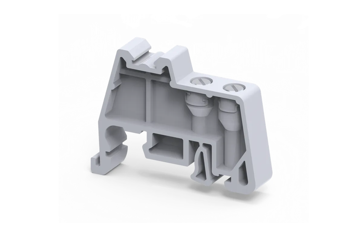 Polyamide Screw End Clamp for DIN35/32 Rail – CA702