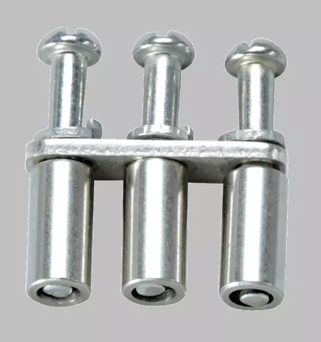10-Pole Pre-Assembled Shorting Link for 6.7mm Wide Terminal Block – CA522/10