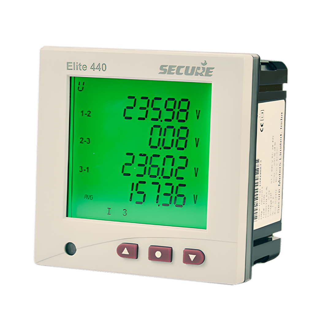 MFM, 4 Line backlit LCD Display, RS-485 Modbus, Dim 96x96mm - Elite 448