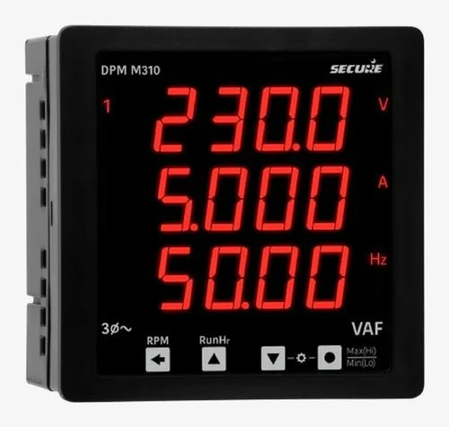 Three-phase, LED type DPM 96X96 size - DPM96R310-2