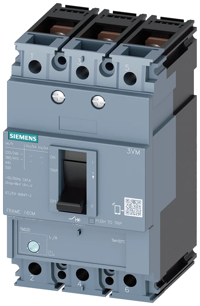 SENTRON 3VM, Thermal Magnetic Trip Unit - 3VM1110-4EE32-0AA0