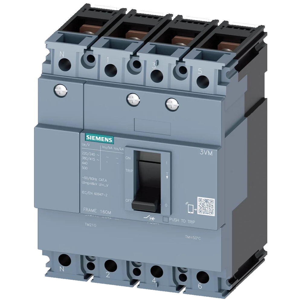 SENTRON 3VM, Thermal Magnetic Trip Unit - 3VM1112-3ED42-0AA0