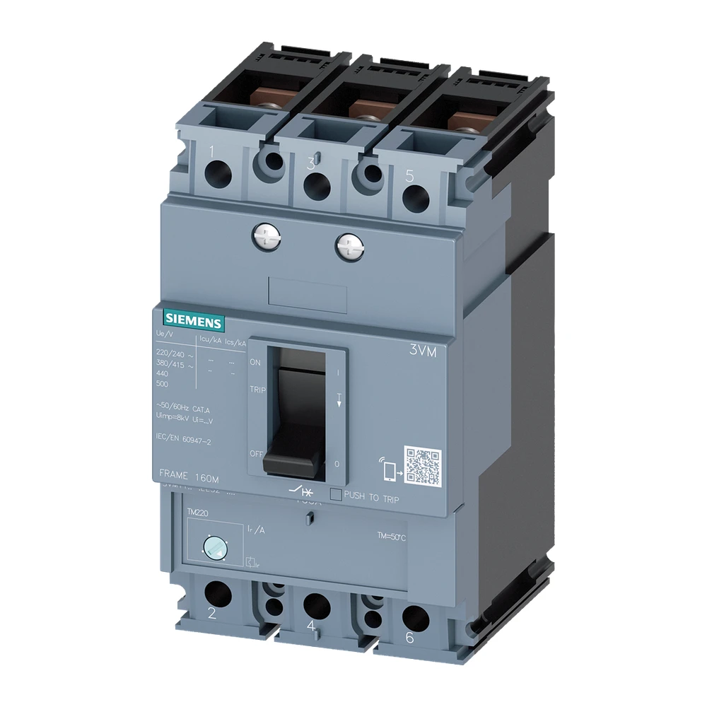 SENTRON 3VM, Thermal Magnetic Trip Unit - 3VM1112-3EE32-0AA0