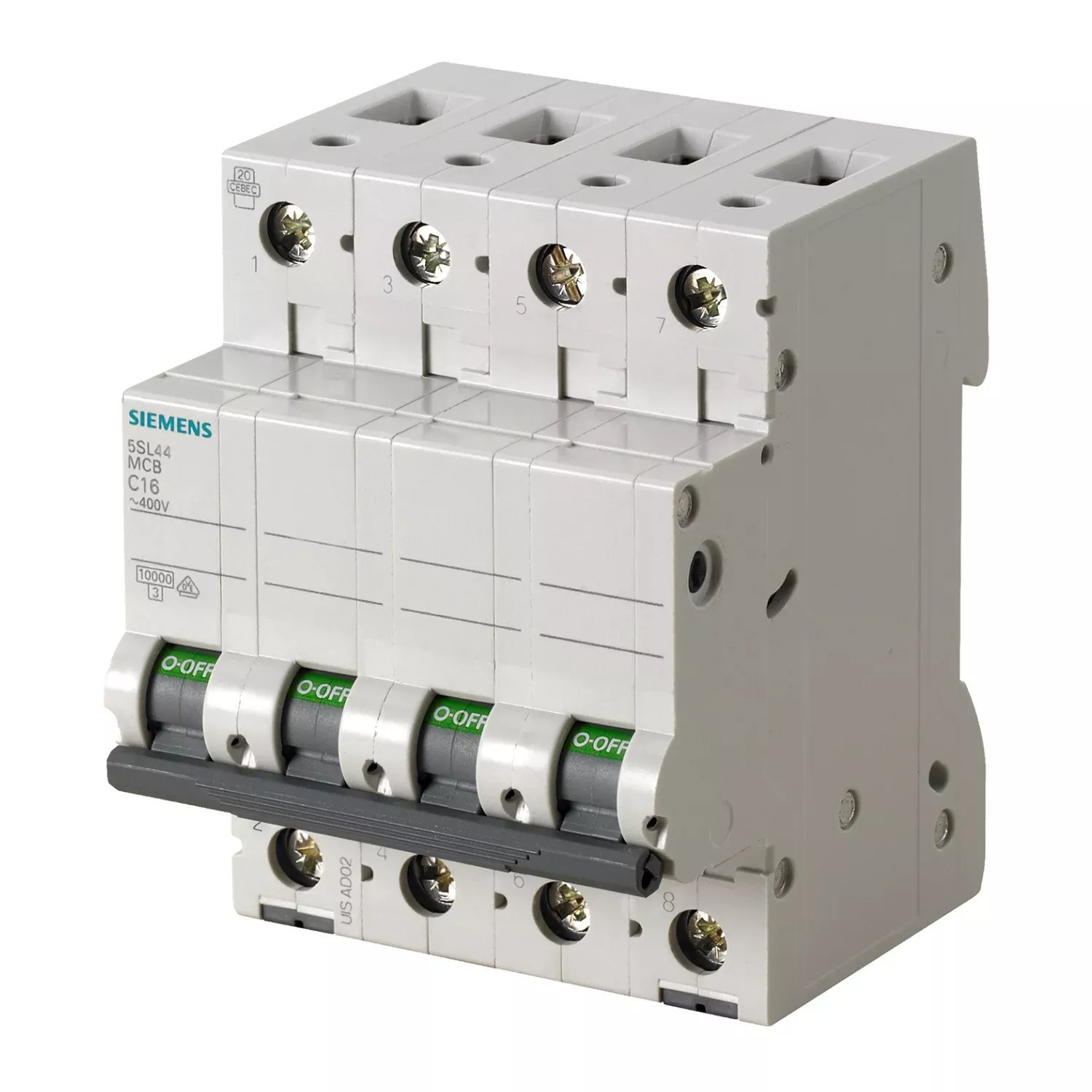 MCB 32A, 4P, 415V AC – 5SL4432-7RC
