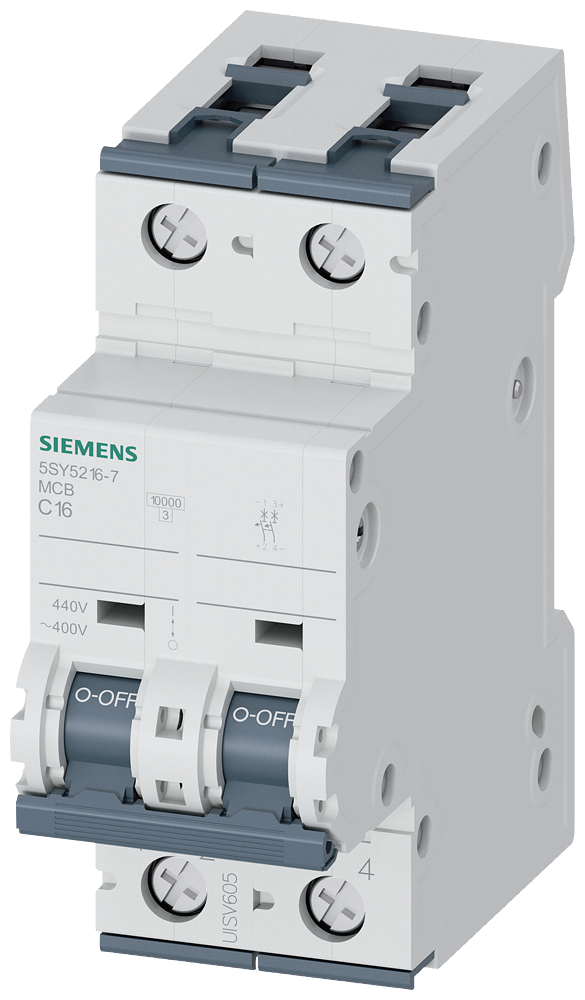 MCB 6A, 2P, 440V DC – 5SL5206-7RC