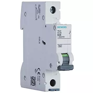 MCB 25A, 1P, 240/415V AC – 5SL6125-6RC