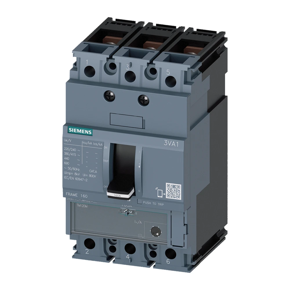 SENTRON 3VA MCCB, Thermal Magnetic Trip Unit - 3VA1120-5MH32-0AA0