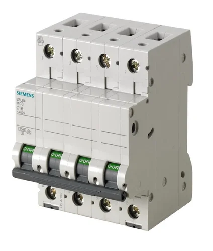 MCB 4A, 4P, 415V AC – 5SL6404-7RC