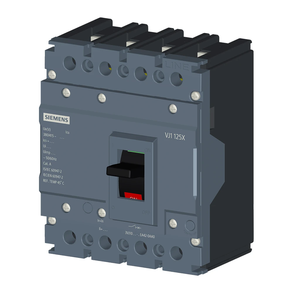 3VJ10 MCCB, Thermal Magnetic Trip Unit - 3VJ1012-1EA42-0AA0