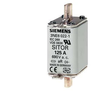 Fuses for semiconductor protection -3NE1 type1), 690 V AC - 3NE10220
