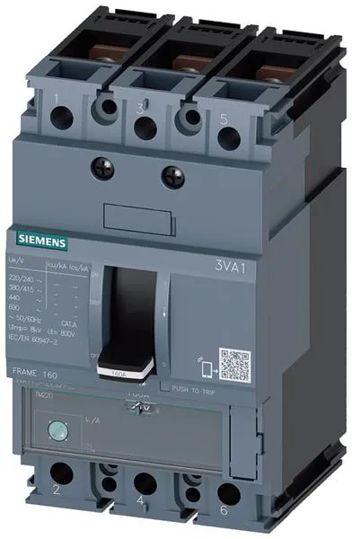 SENTRON 3VA MCCB, Thermal Magnetic Trip Unit - 3VA1150-5EE320AA0