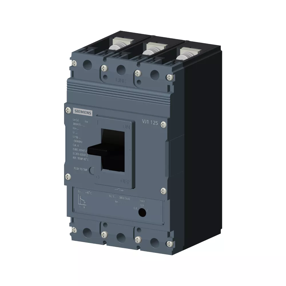 3VJ10 MCCB, Thermal Magnetic Trip Unit - 3VJ1096-3DB32-0AA0