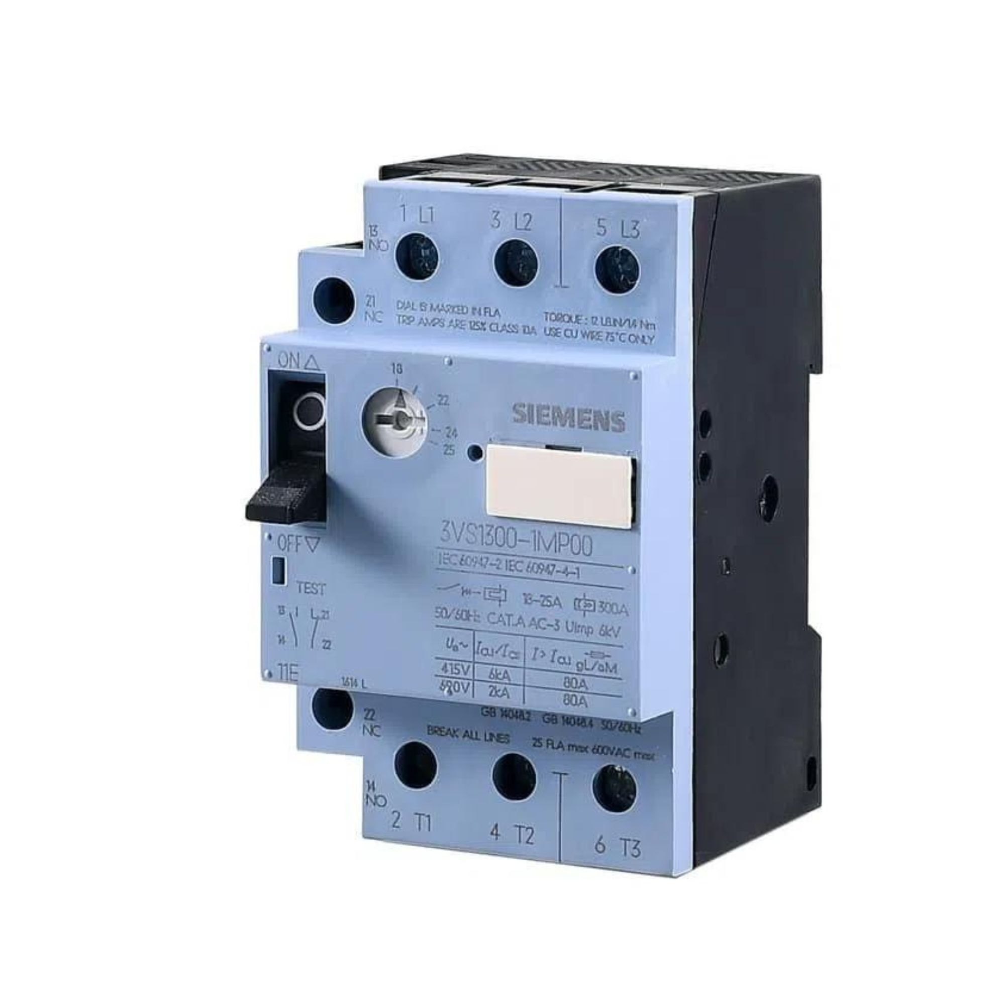 3VS Motor Protection Circuit Breakers – 3VS1300-1ME00