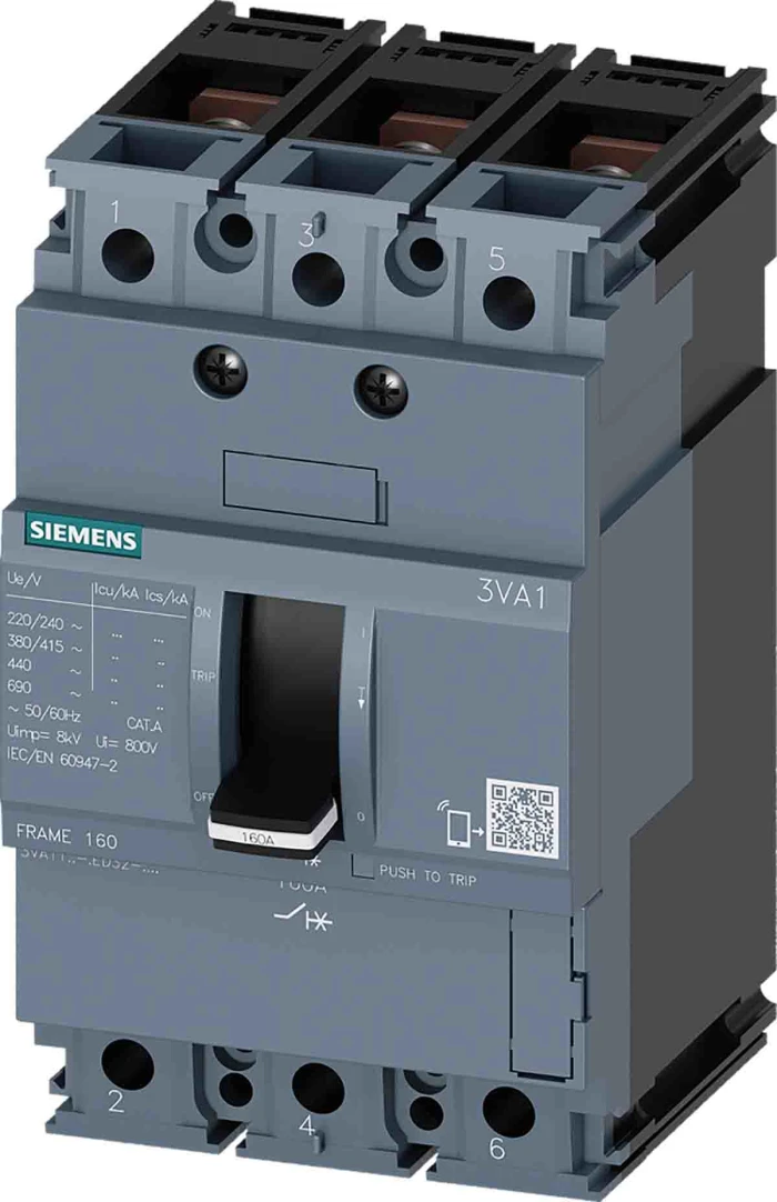 SENTRON 3VA MCCB, Thermal Magnetic Trip Unit - 3VA1196-5GE42-0AA0