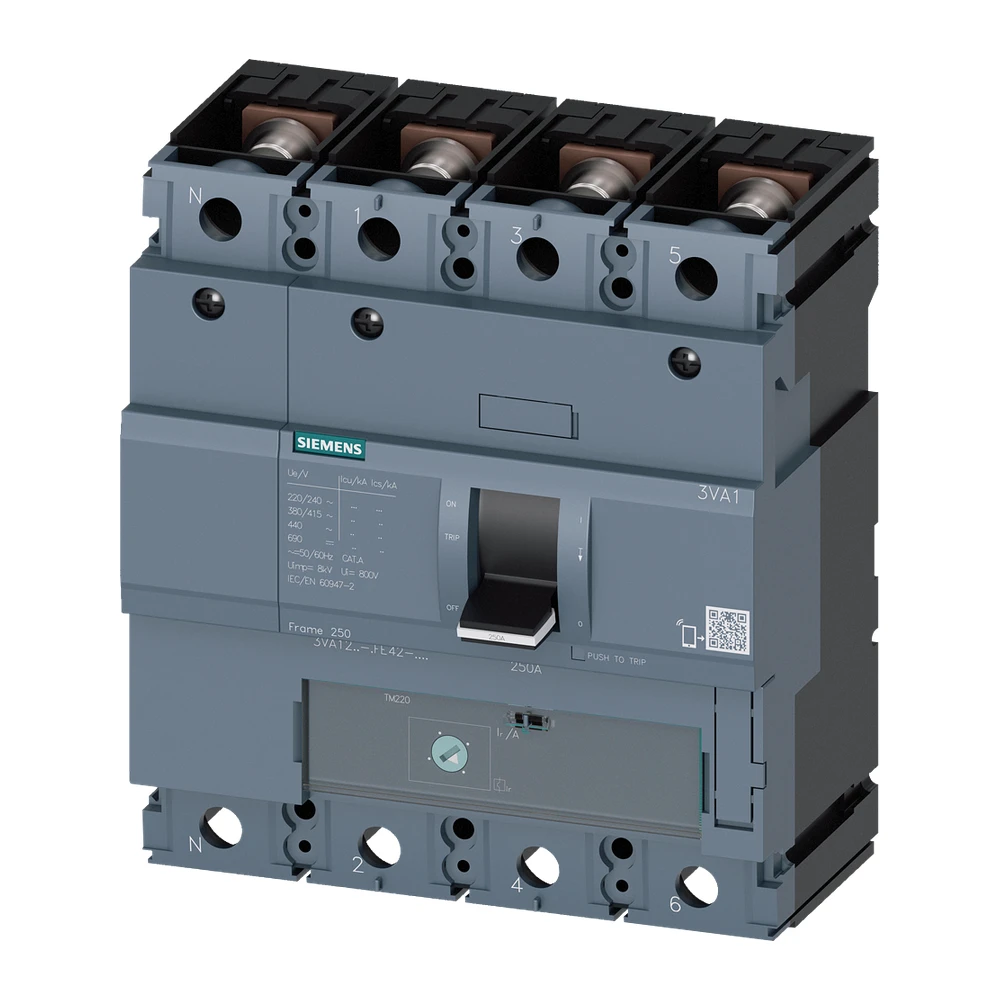 SENTRON 3VA MCCB, Thermal Magnetic Trip Unit - 3VA1220-4GE42-0AA0