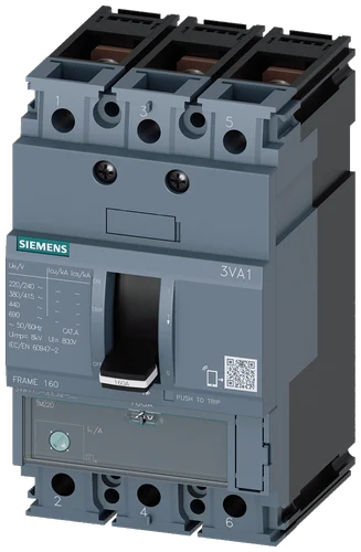 SENTRON 3VA MCCB, Thermal Magnetic Trip Unit - 3VA1220-5EE32-0AA0