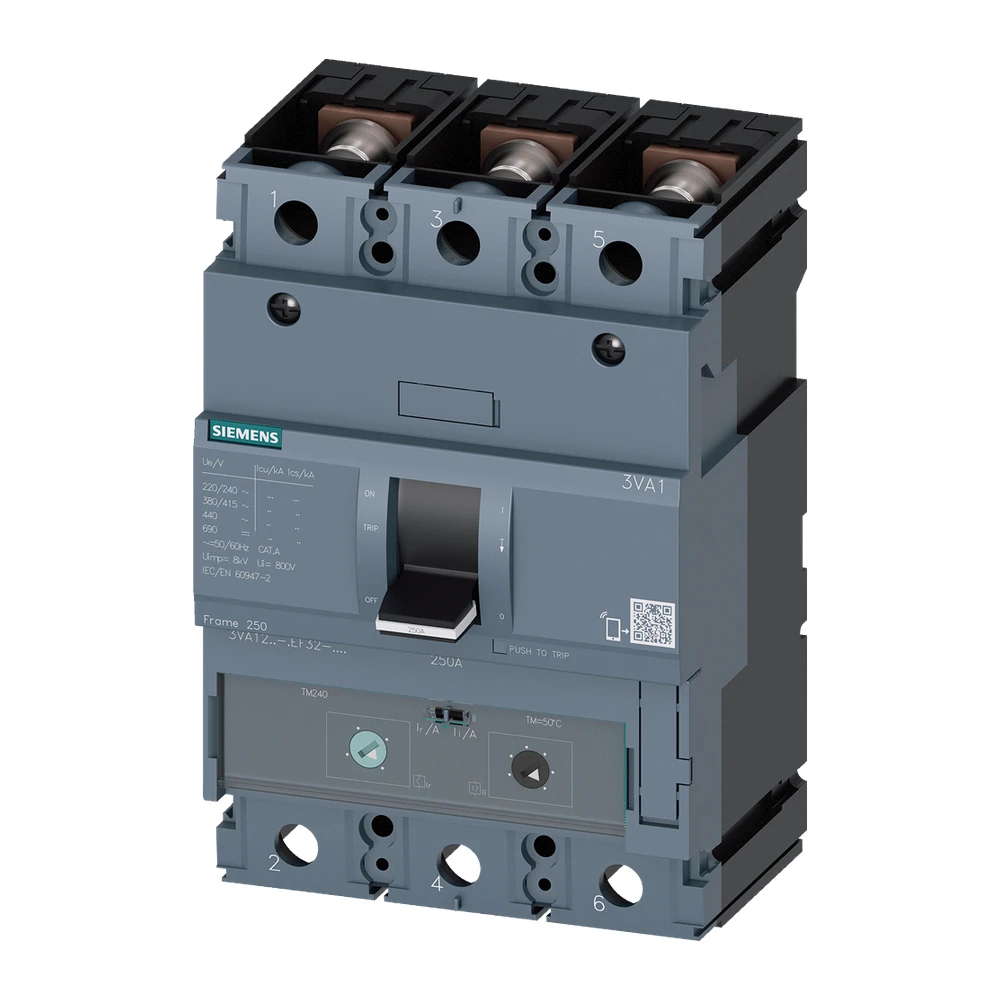 SENTRON 3VA MCCB, Thermal Magnetic Trip Unit - 3VA1220-5EF32-0AA0