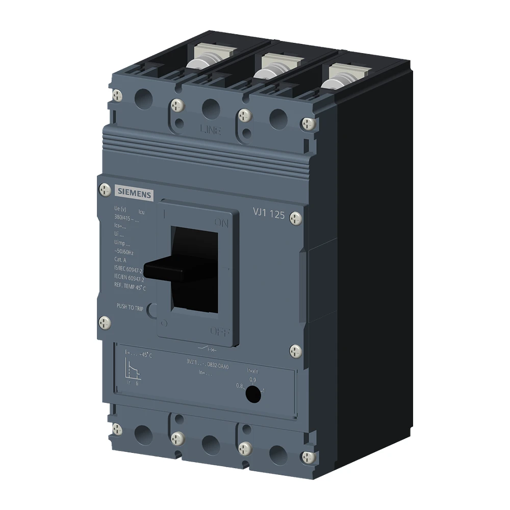 3VJ MCCB, Thermal Magnetic Trip Unit - 3VJ1110-6DB32-0AA0
