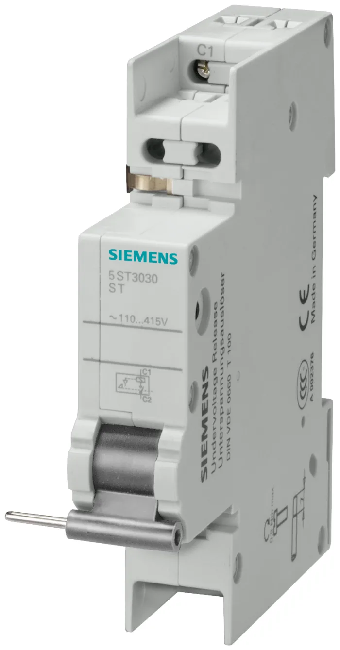 Shunt release (For 5SL5/5SL7/5SY/5SP4/5SV/5SU1/5SM2), 110...415V AC - 5ST3030