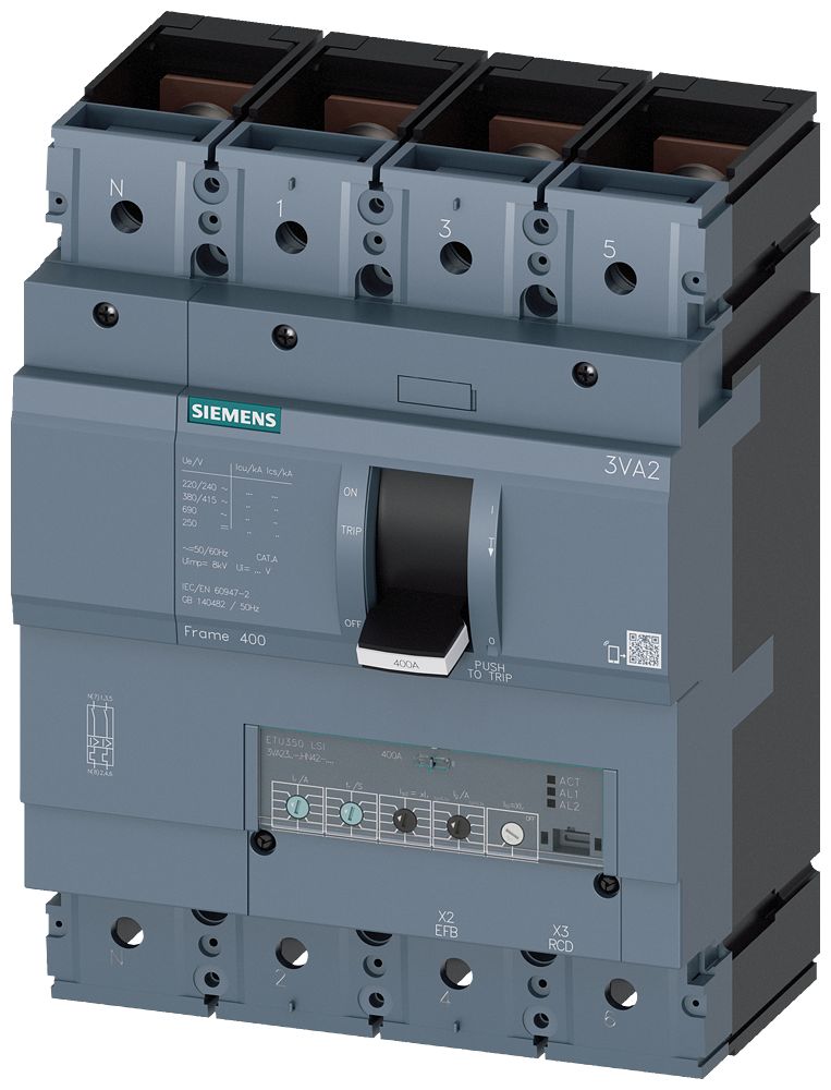 SENTRON 3VA MCCB, Thermal Magnetic Trip Unit - 3VA2040-5HN42-0AA0